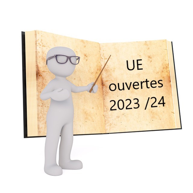 Tableau UE ouvertes en 2023 2024
